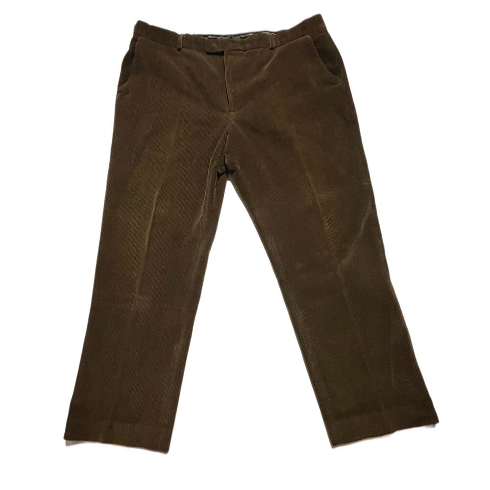 Lambourne Men’s Vintage Corduroy Pants Brown Size 42x32 – Made in Poland – EUC